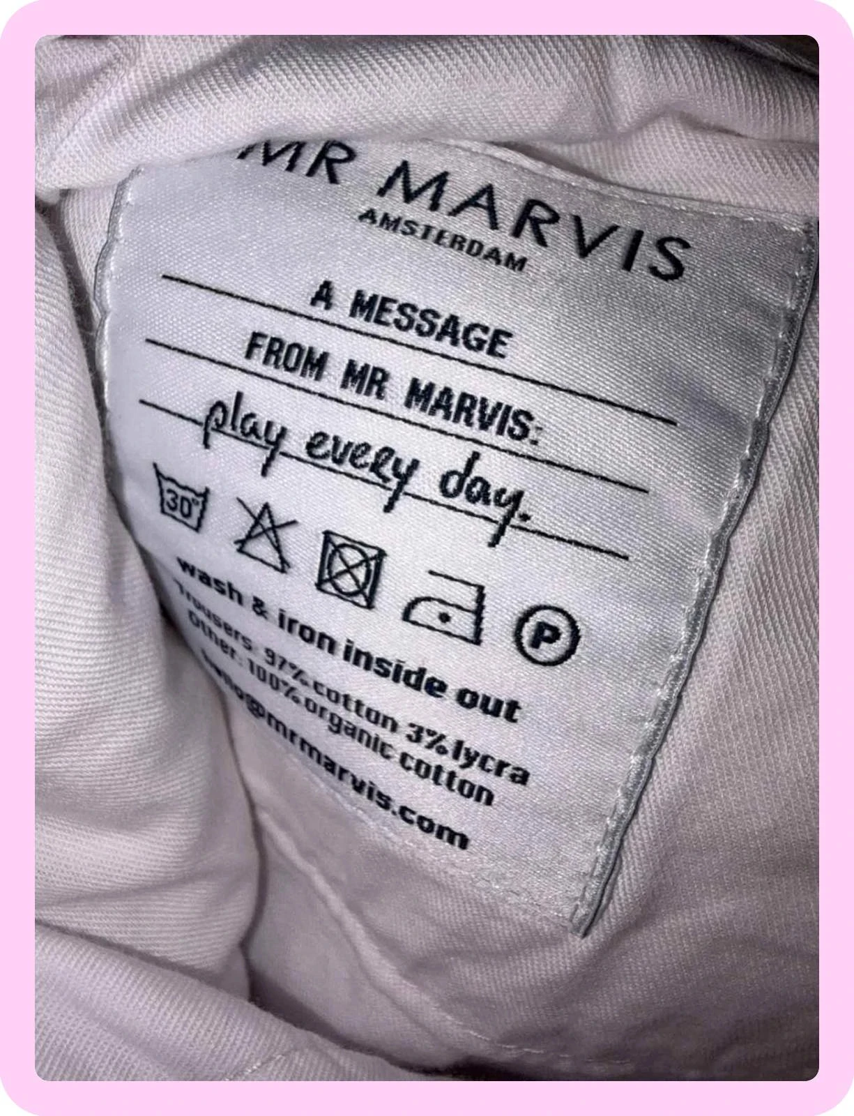 Men's mr marvis pants size w31 l30 beige – photo 7